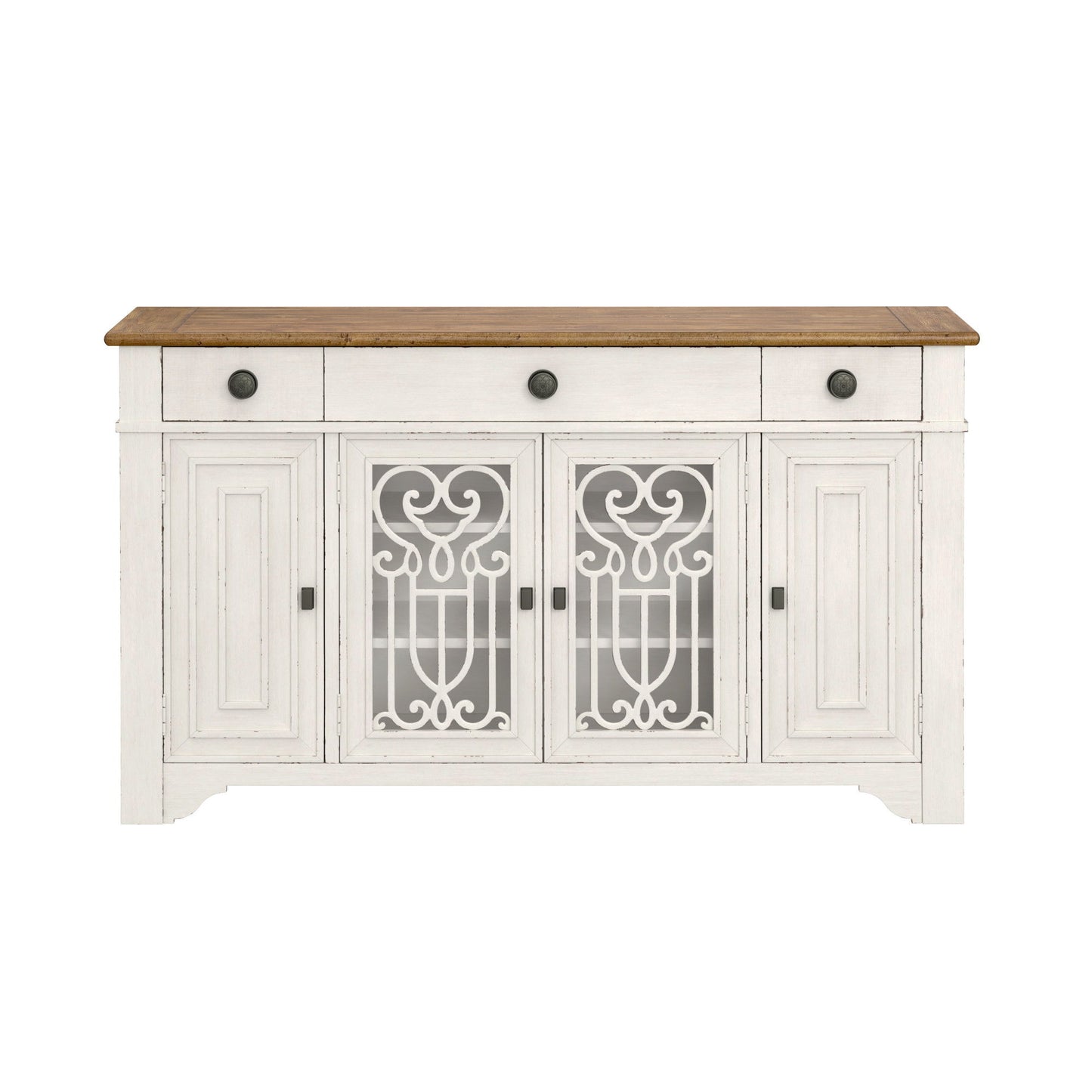 Server - Brown / White