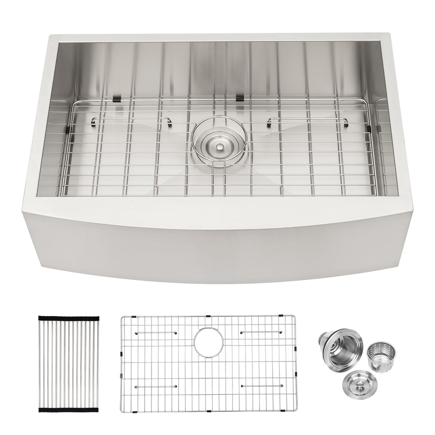 Farmhouse Kitchen Sink Stainless Steel Apron Front