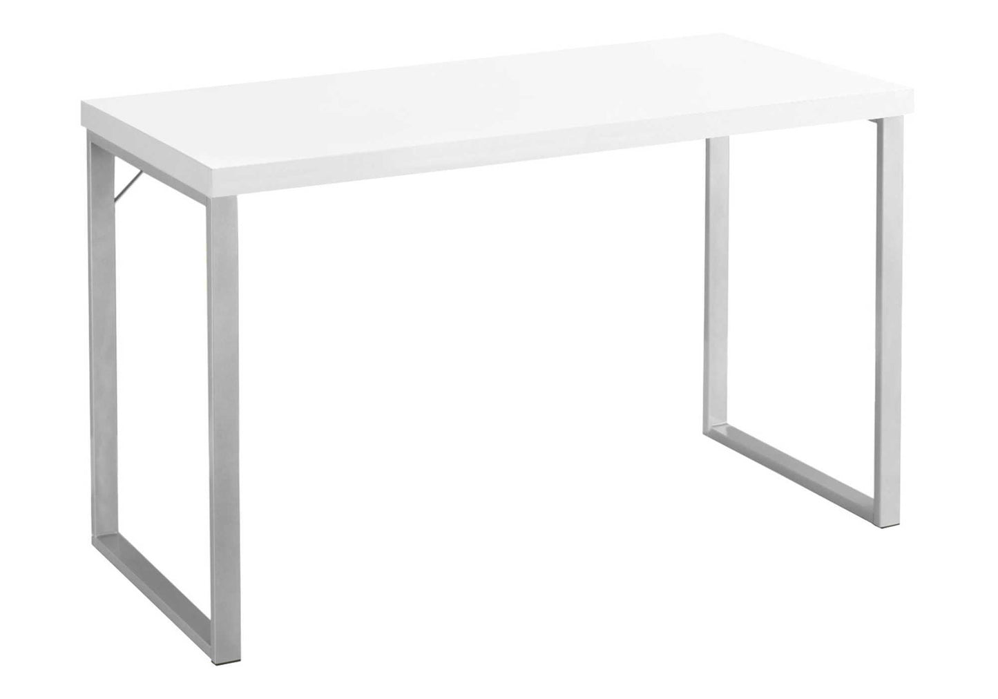 Escritorio de computadora para oficina en casa, portátil, diseño moderno y práctico.