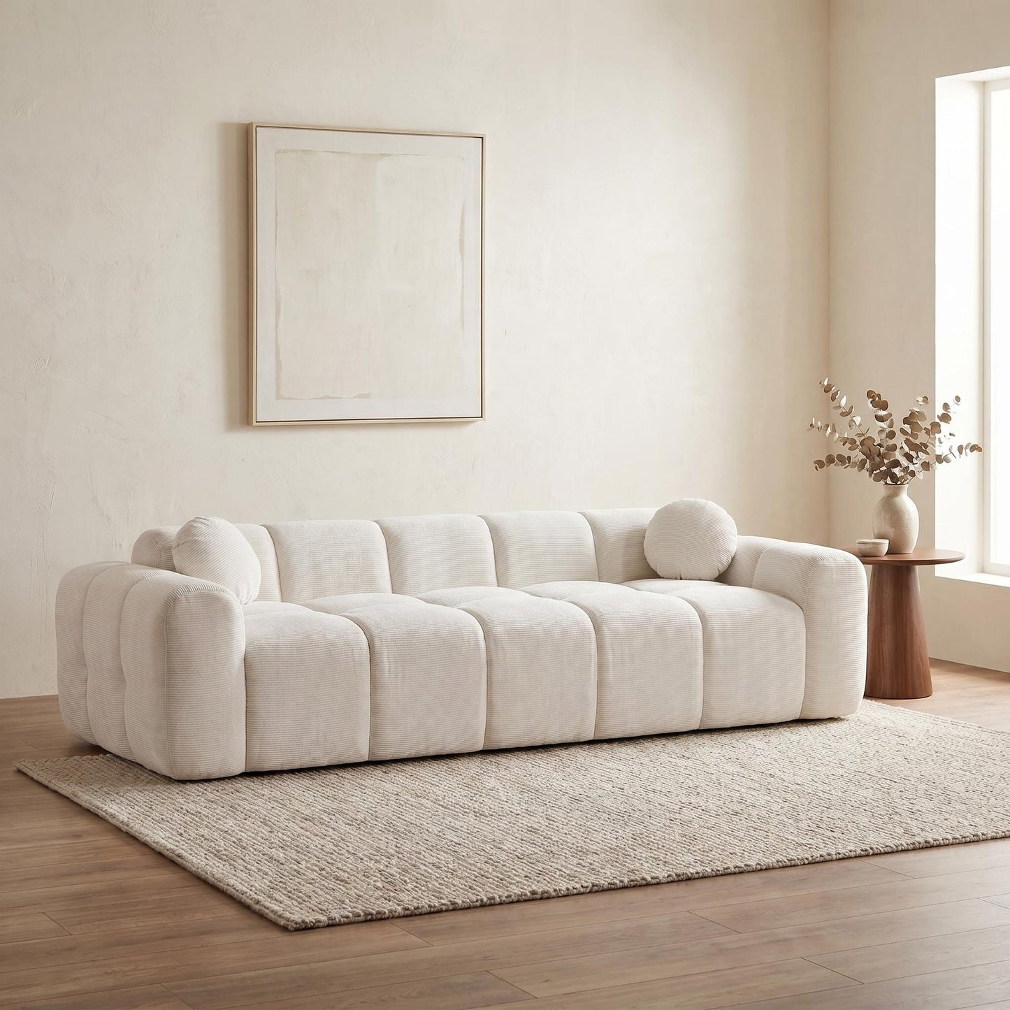 Extra Large Compression Sofa, Cloud Puff Couch For Living Room