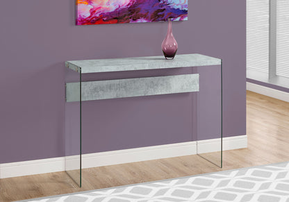 Mesa consola auxiliar para entrada, superficie brillante y espaciosa