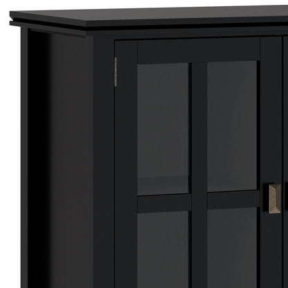 Artesano - Gabinete de almacenamiento ancho de 4 puertas hecho a mano