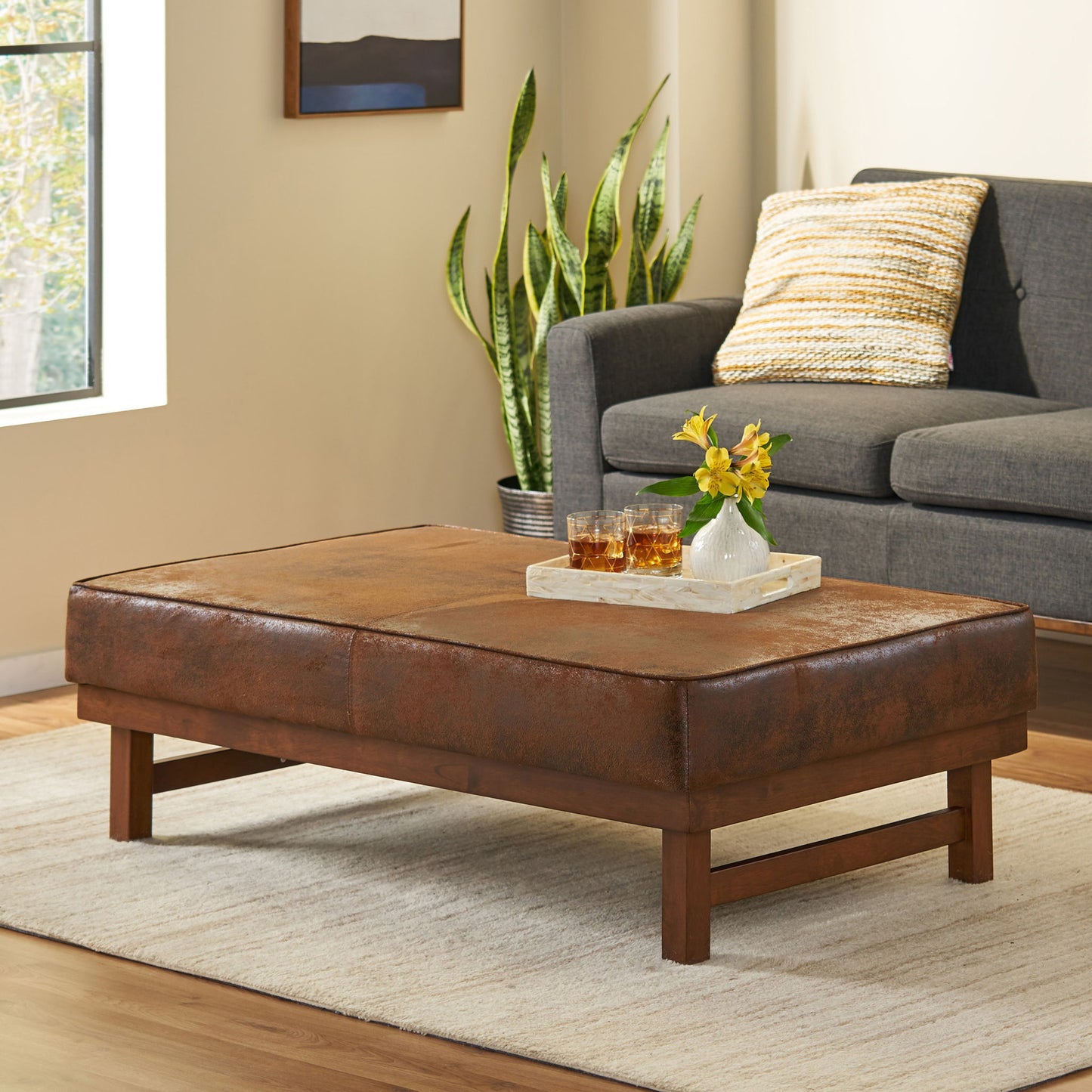 Temzyl - Mid Century Modern Ottoman