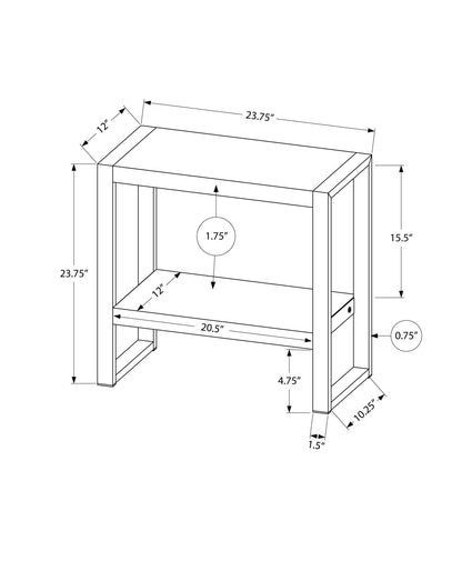 Mesa auxiliar industrial lateral de colocación flexible