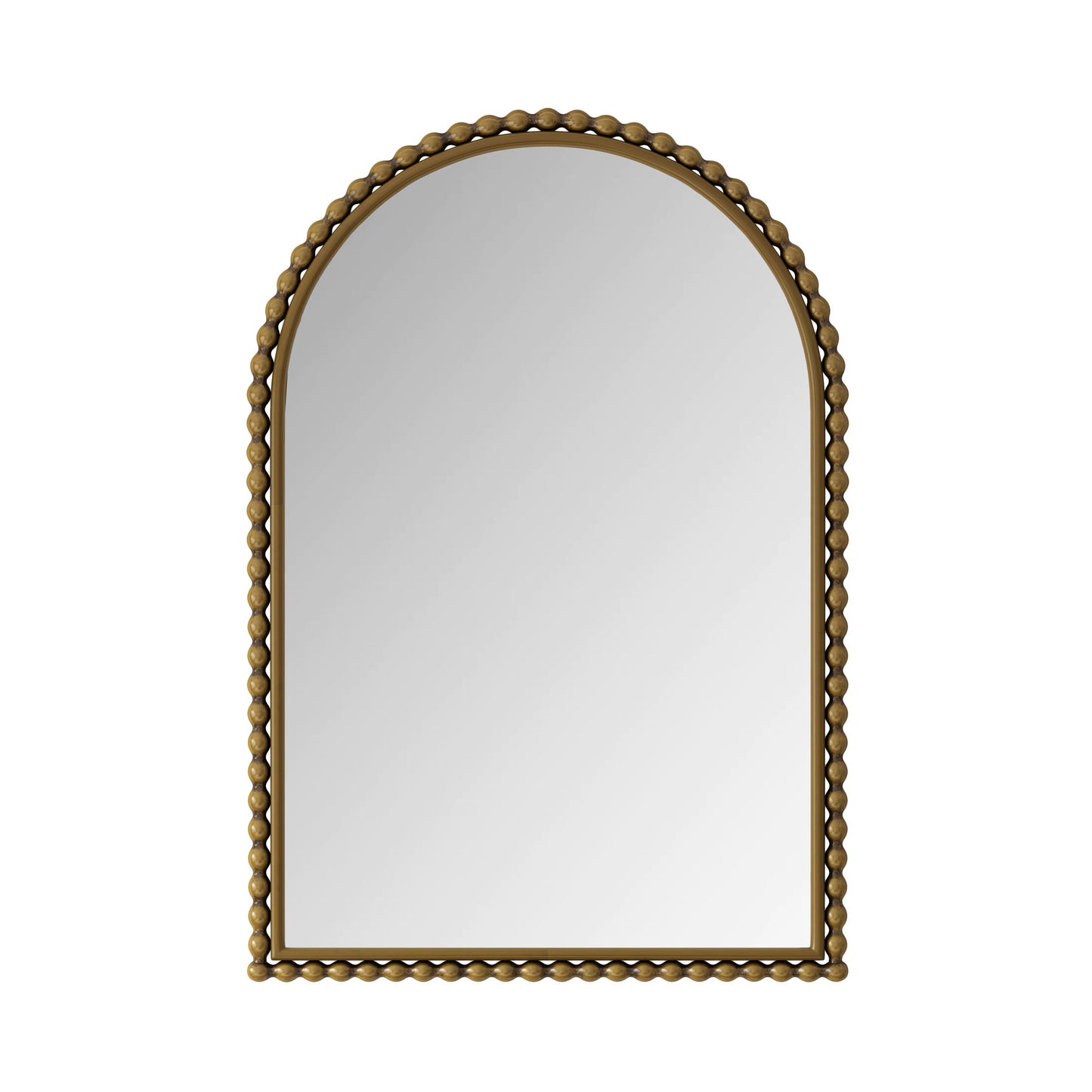 Vintage Iron Art Arch Mirror, Wall Hanging Or Table Display