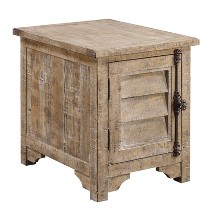 Chair Side Table - Taupe