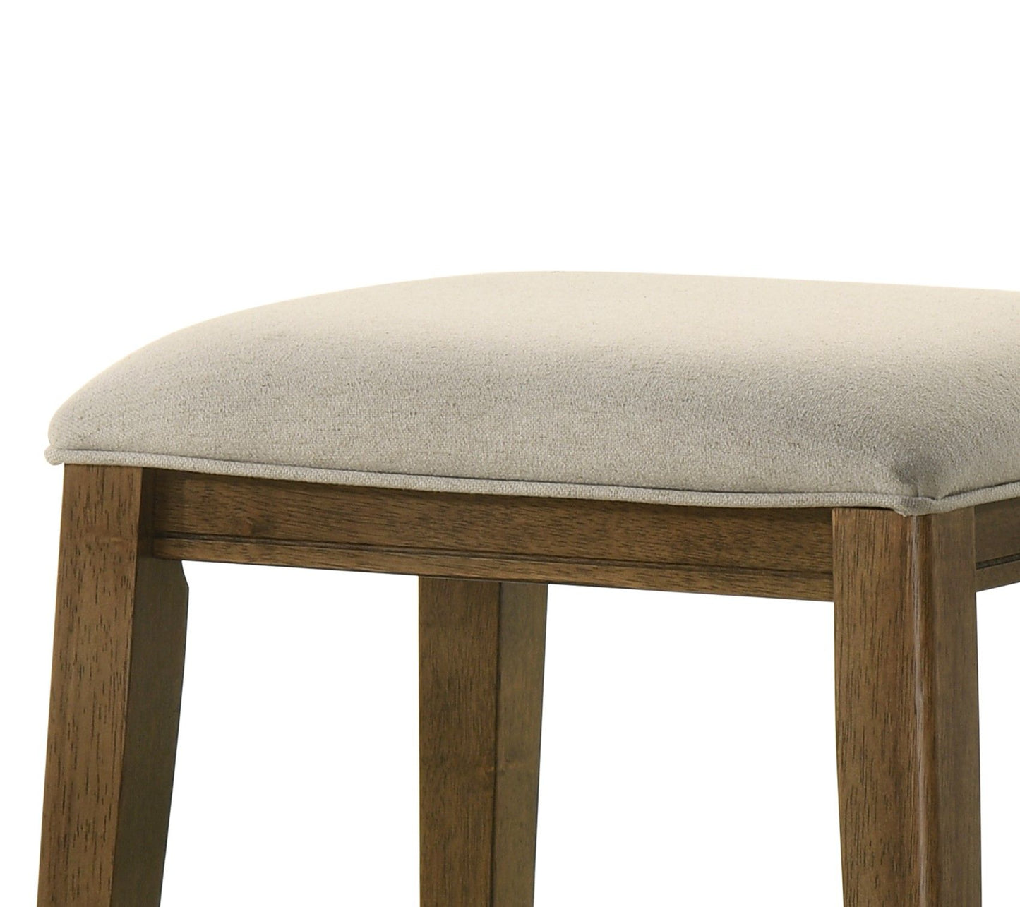 Sasha - Taburete de 43 cm de altura con asiento tapizado 
