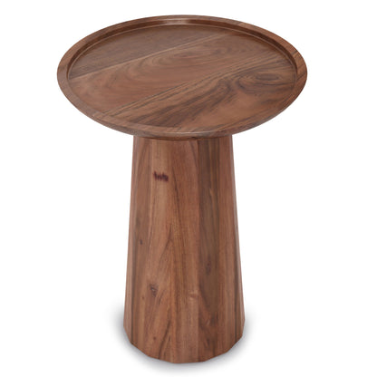 Dayton - Mesa auxiliar de madera hecha a mano