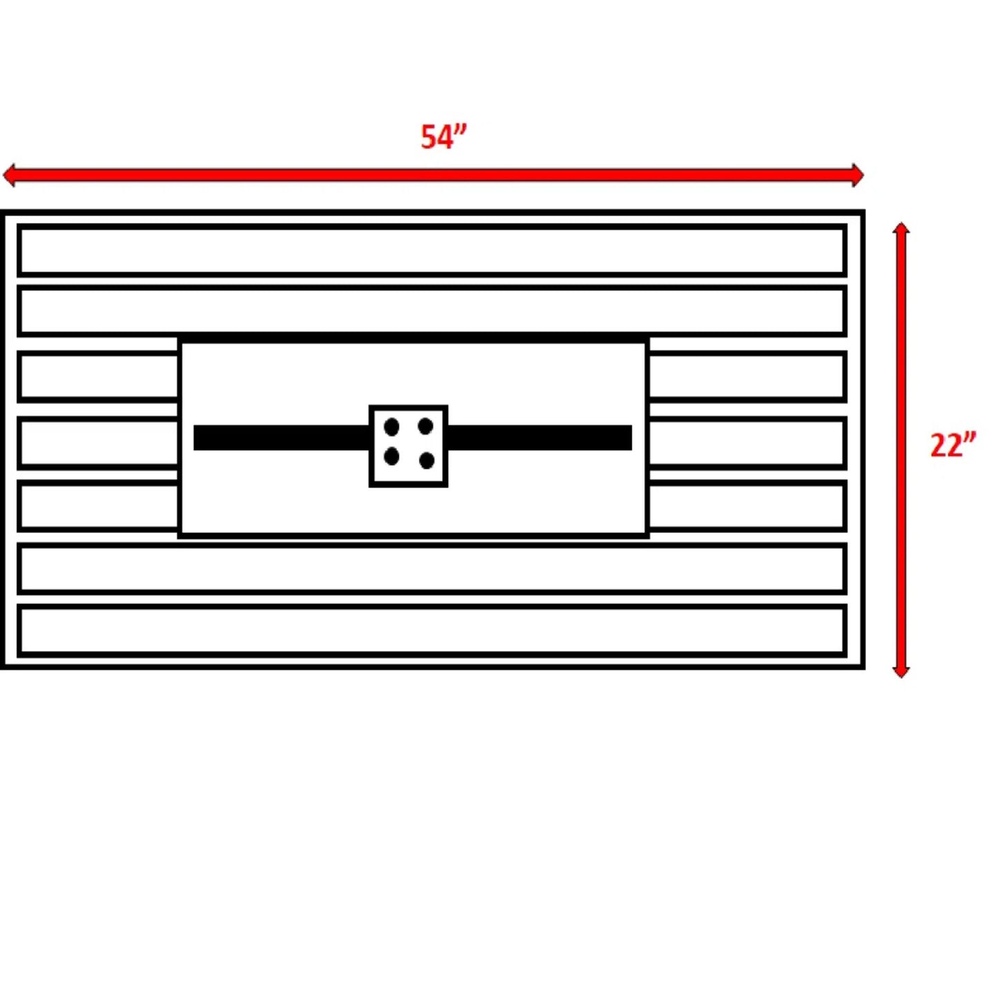 Mesa para fogata de exterior de gas propano con tapa, construcción duradera, color negro