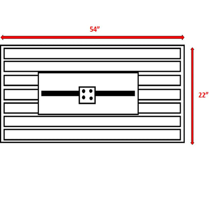 Mesa para fogata de exterior de gas propano con tapa, construcción duradera, color negro