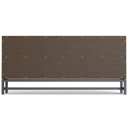 Banting - Low Wide Bookcase - Walnut Brown