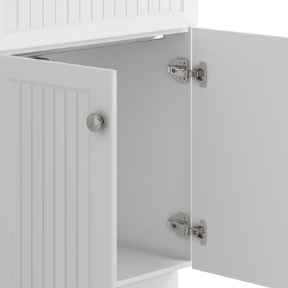 Beckham - Mueble de lavandería, grifo y fregadero de acero inoxidable