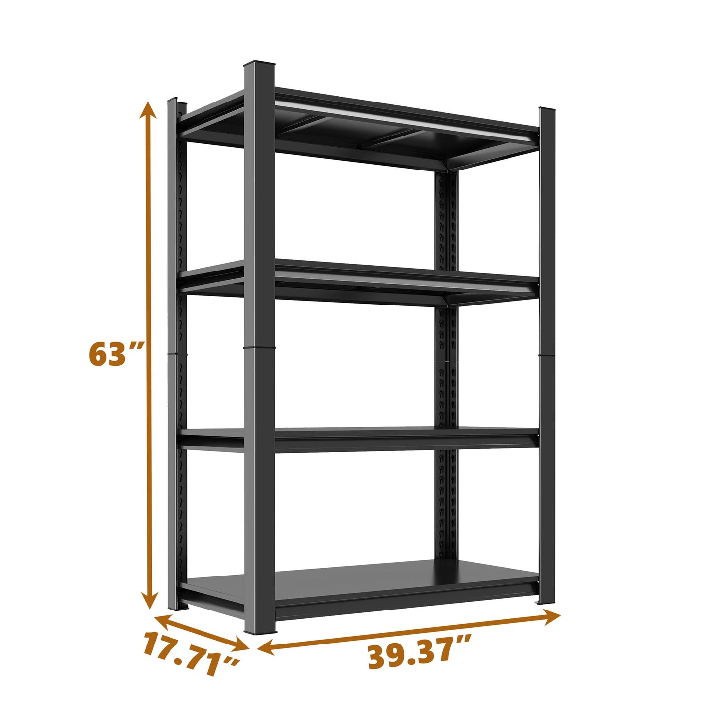 Tall Storage Shelf, Adjustable Height Storage Rack