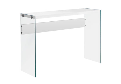 Mesa consola auxiliar para entrada, superficie brillante y espaciosa