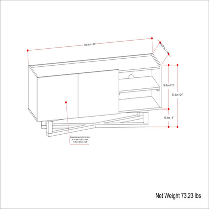 Harrow - Soporte para TV - Natural