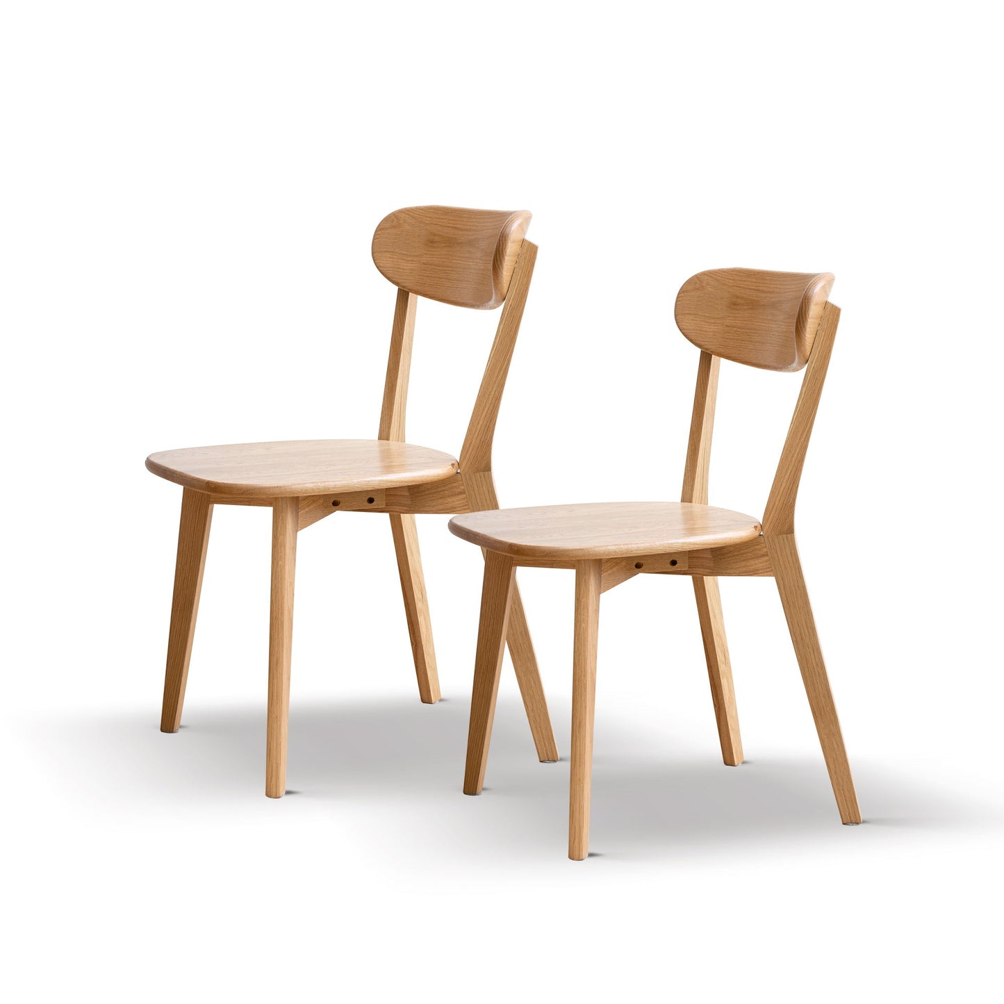 Silla de comedor sencilla, mesa sólida para sala de estar.