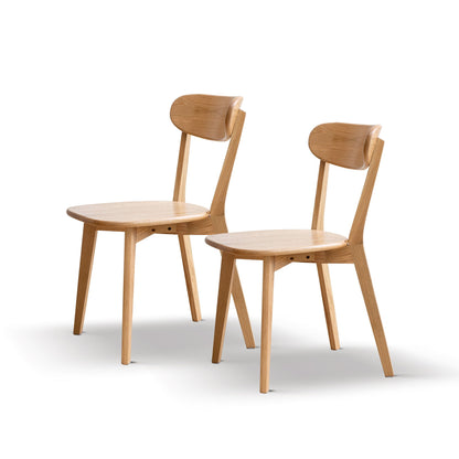 Silla de comedor sencilla, mesa sólida para sala de estar.