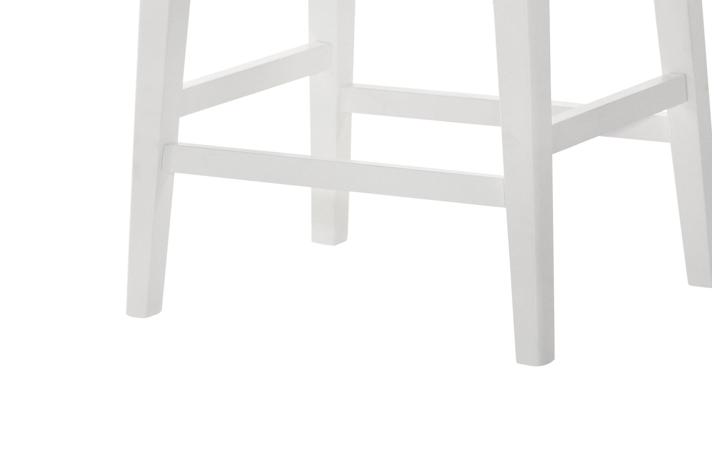 Sasha - Taburete de 43 cm de altura con asiento tapizado 