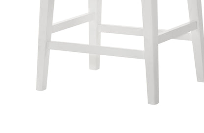 Sasha - Taburete de 43 cm de altura con asiento tapizado 