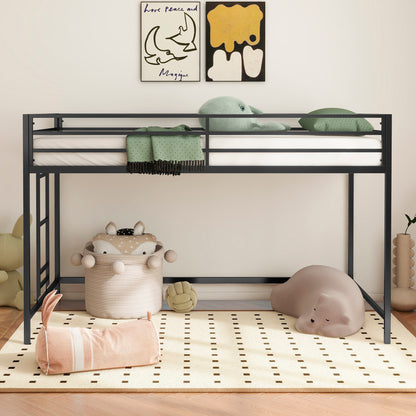 Adam - Litera doble tipo loft junior - Negro