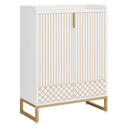 5 Tiers Shoe Storage Organizer With Doors