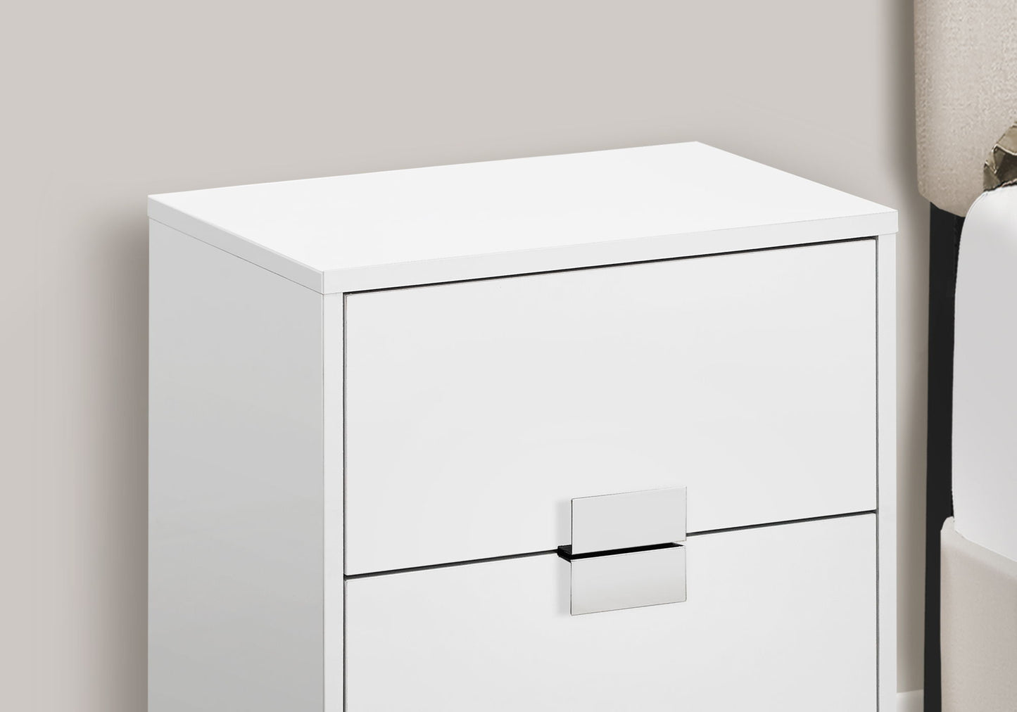 Mesa auxiliar con cajón de almacenamiento, diseño moderno