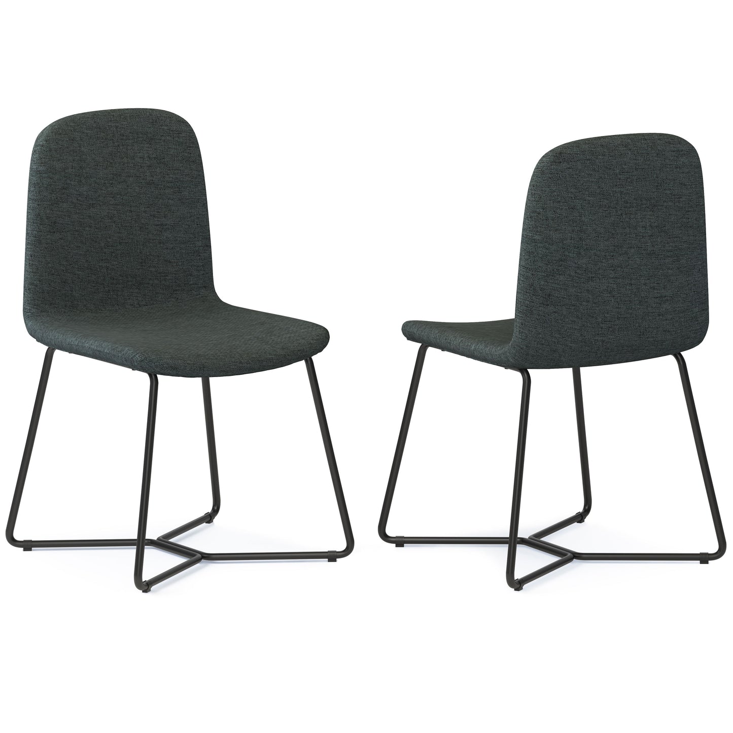 Wilcox - Silla de comedor (juego de 2) - Gris carbón