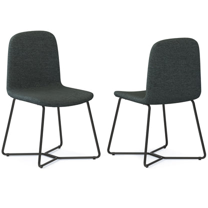 Wilcox - Silla de comedor (juego de 2) - Gris carbón