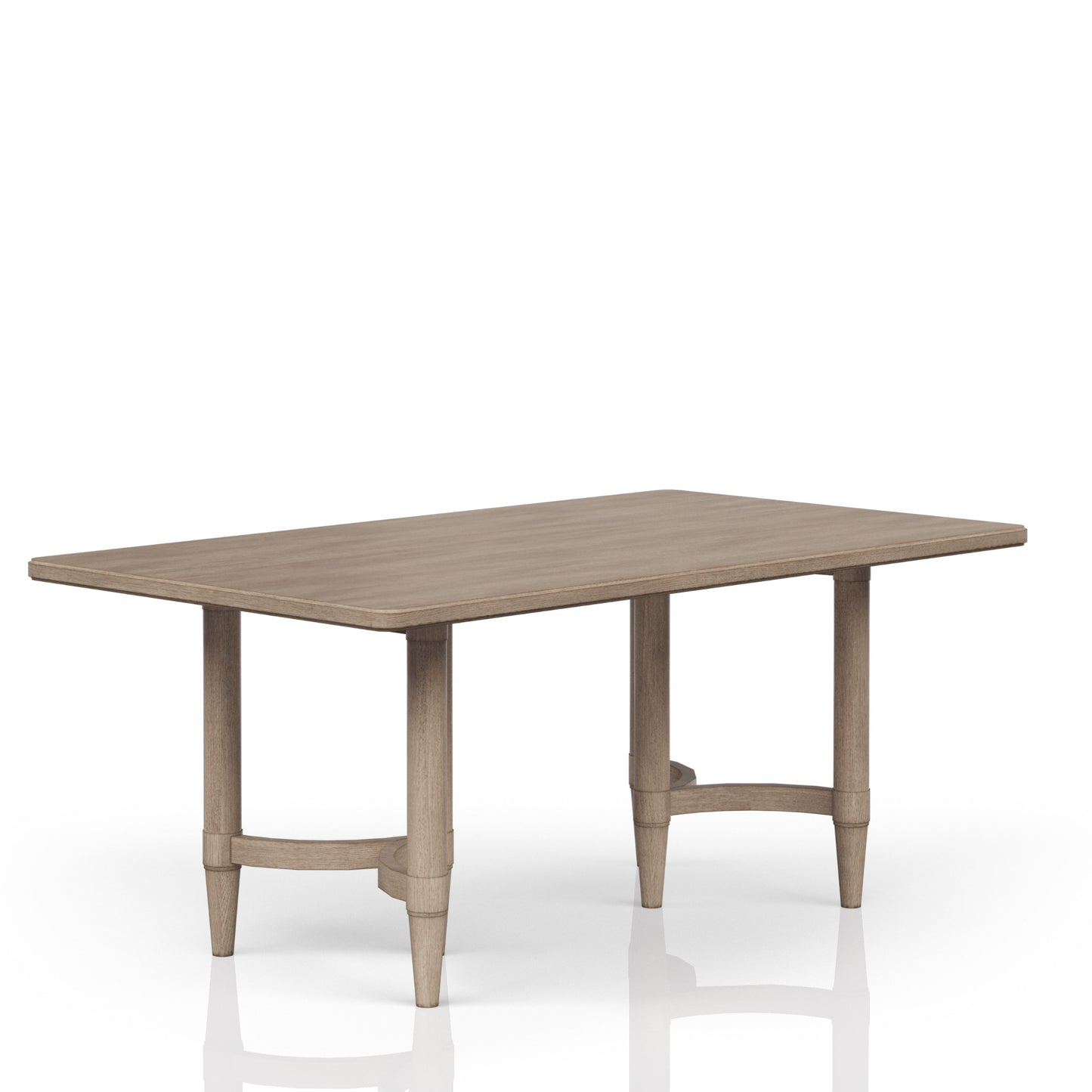 Mesa de comedor de altura de mostrador color arena
