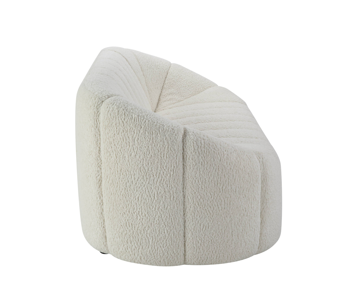Osmash - Sofá Teddy Sherpa - Blanco