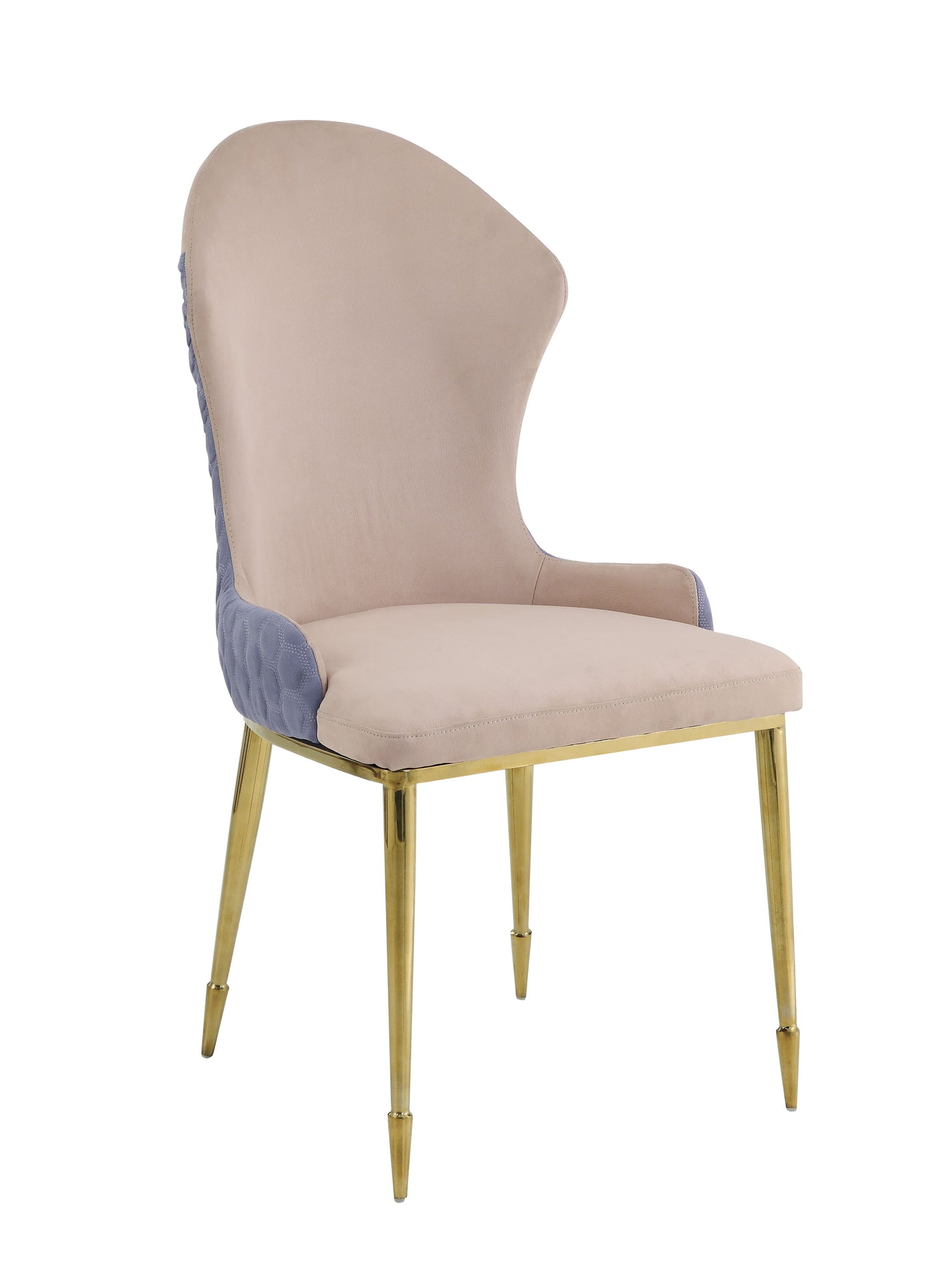 Caolan Lavender - Silla auxiliar (juego de 2) - Bronceado / Dorado