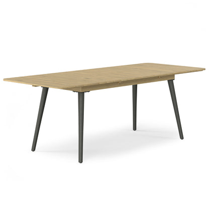 Mesa de comedor extensible para exteriores Beachside - Teca clara