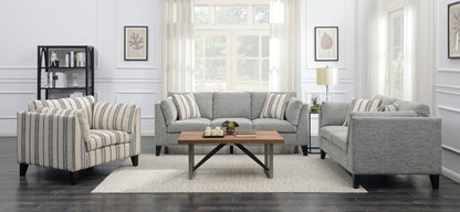 Accent Chair - Gray - Wood