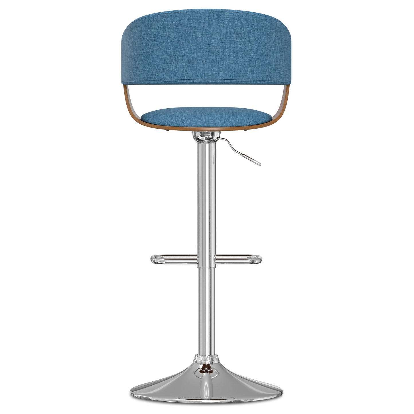 Lowell - Taburete de bar giratorio ajustable y multifuncional