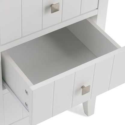 Acadian - Mueble de suelo con cuatro cajones - Blanco puro