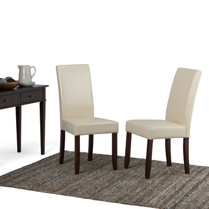 Acadian - Silla de comedor Parson tapizada (juego de 2)