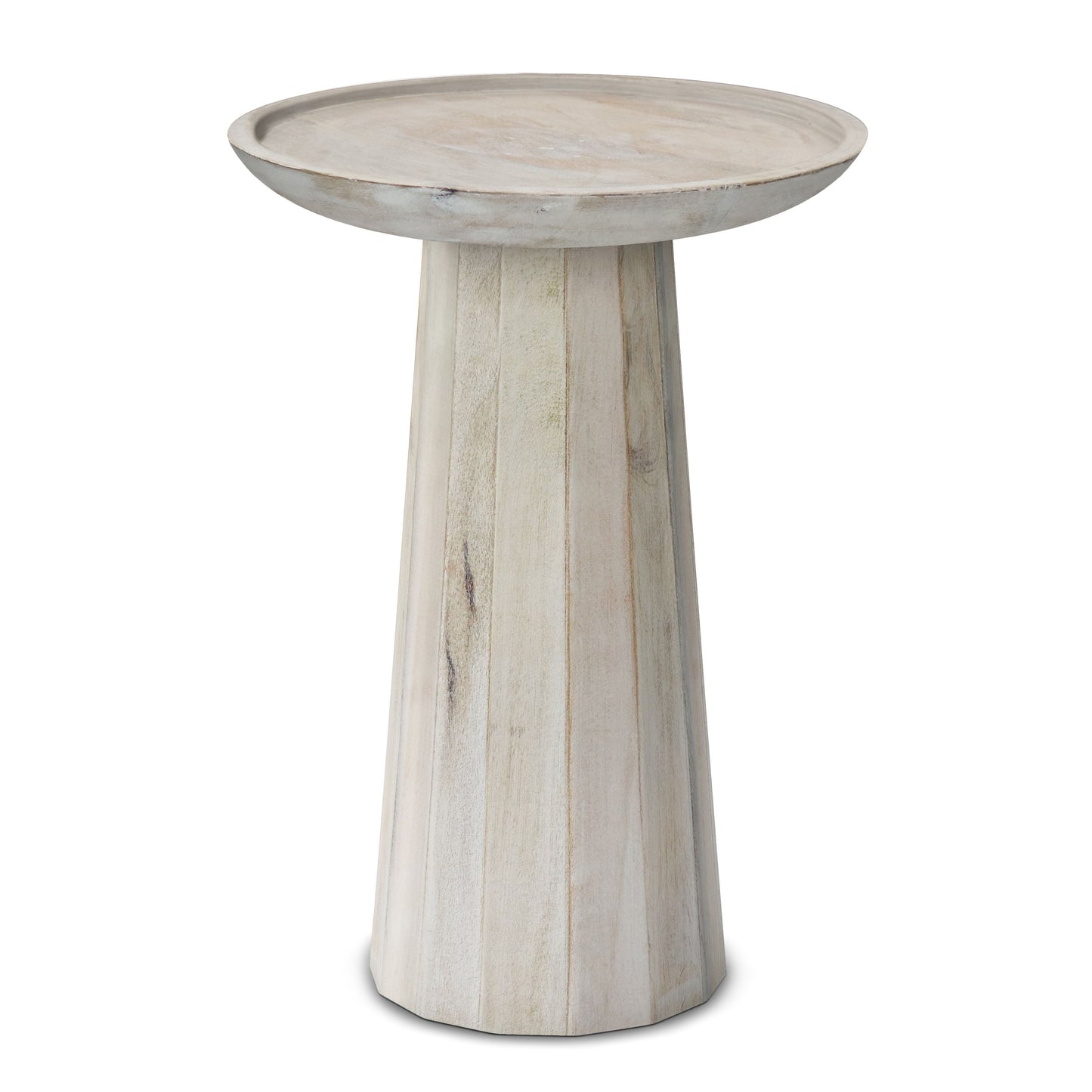 Dayton - Mesa auxiliar de madera hecha a mano