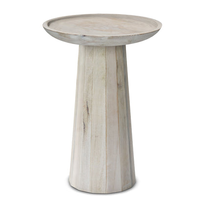 Dayton - Mesa auxiliar de madera hecha a mano