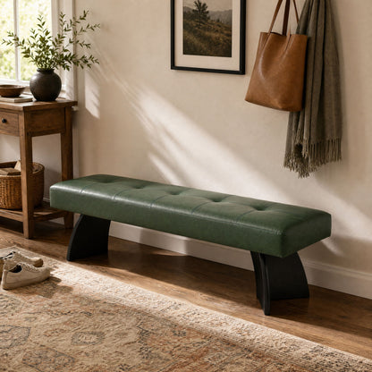Upholstered Indoor Dining Bench For Kitchen