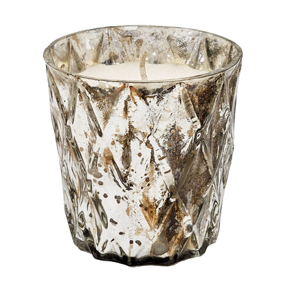 Vela perfumada de cera de soja (juego de 4) - Plateada