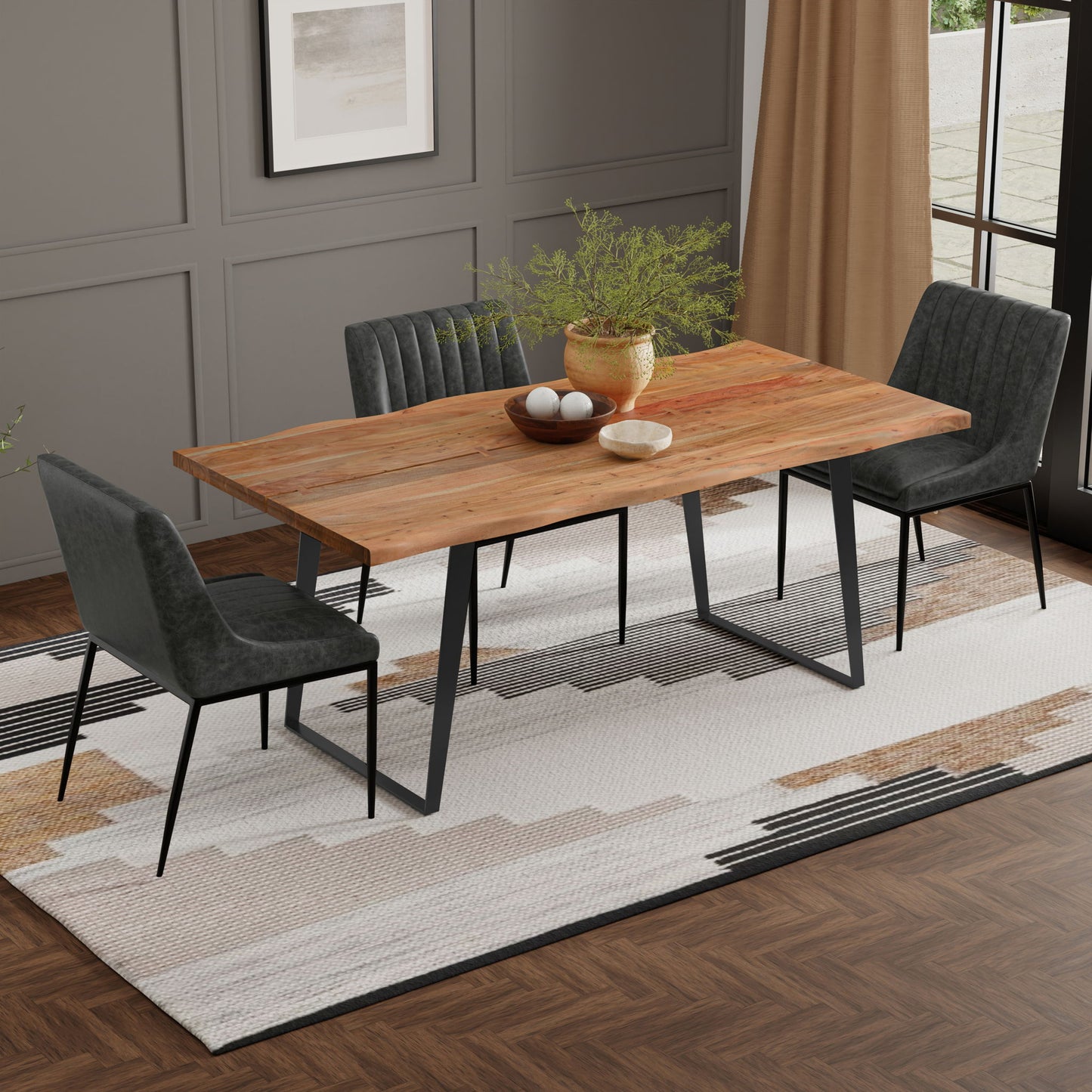Delta - Mesa de comedor artesanal