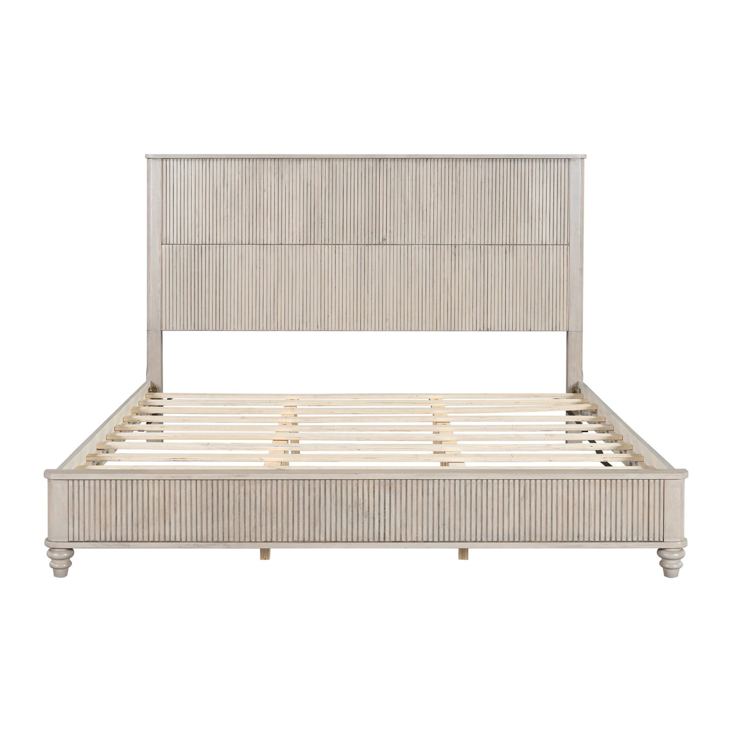 Platform Bed Frame With Tall Headboard