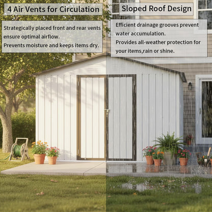 10' x 12' Garden Sheds Outdoor Storage Sheds