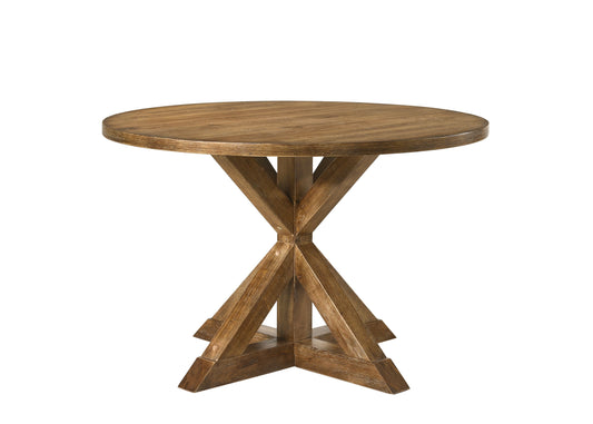 Mesa de comedor Wallace II envejecida - Roble