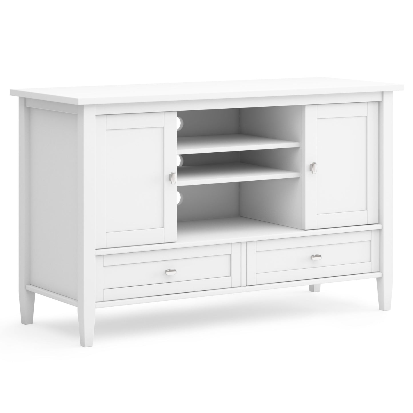 Warm Shaker - Soporte para TV de estilo transicional