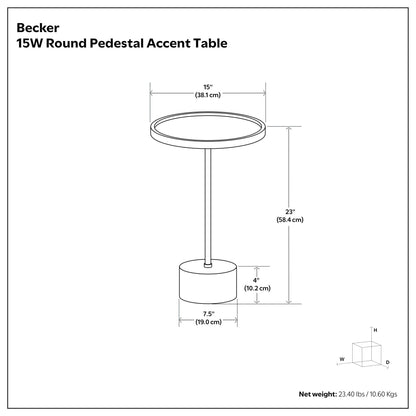 Becker - Mesa auxiliar - Natural