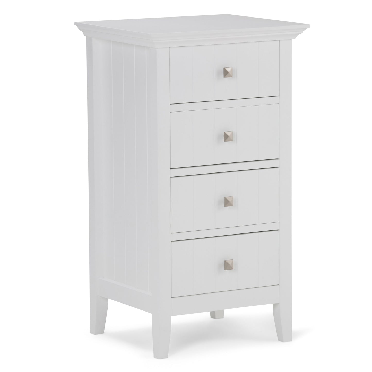 Acadian - Mueble de suelo con cuatro cajones - Blanco puro