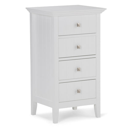 Acadian - Mueble de suelo con cuatro cajones - Blanco puro
