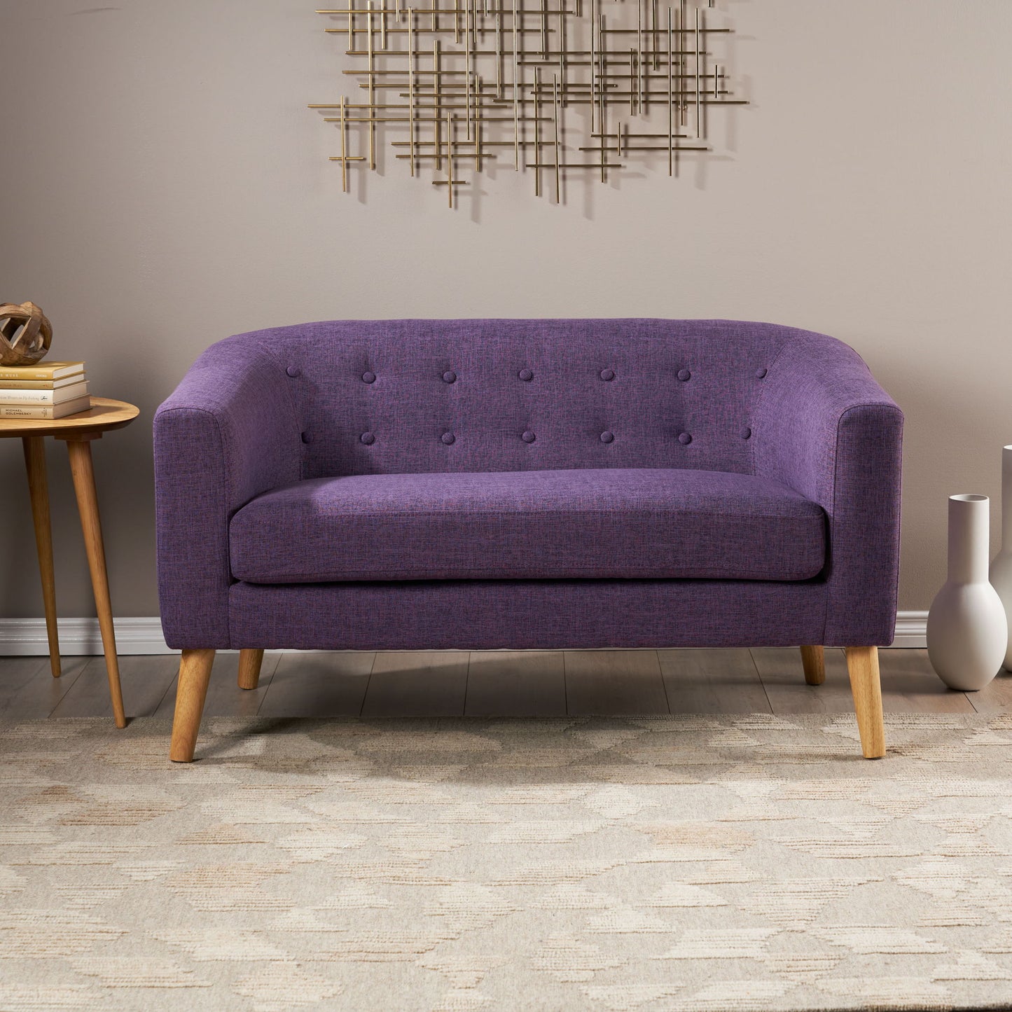 Modern Design Style Loveseat