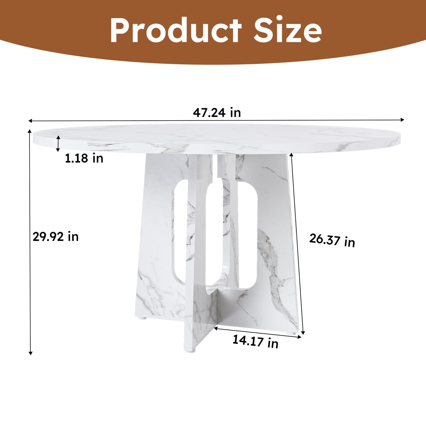 Round Dining Table For 4